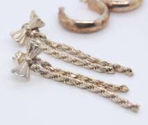 Goup Lot of 3 Vintage 925 Sterling Silver Earrings