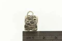 Sterling Silver 3D Traditional Drum Music Instrument Charm/Pendant