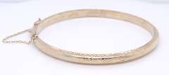 Vintage 925 Sterling silver Signed Bangle Bracelet