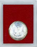 1891-S Morgan Silver Dollar in Redfield MS65 Holder