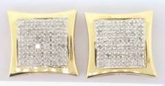 14kt Yellow Gold & Diamond Earrings