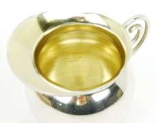 Early Solid Sterling Silver Creamer Pitcher