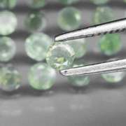 Outstanding 1.45ct hunter green Alexandrite set