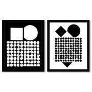 Corpusculaires (Diptych) Print by Vasarely (1908-1997)