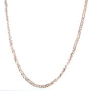 Vintage 925 Sterling Silver Braided Necklace
