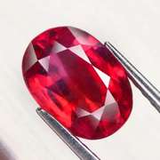 Stunning 3.41ct reddish pink Ruby
