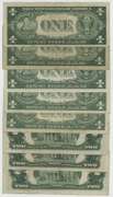Lot of 8 assorted $1 and $2 STAR Notes