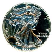 2000 BU American Silver Eagle