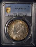 1880 Morgan Silver Dollar VAM 11A PCGS MS62