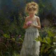 Young Florist by Romero, Vicente