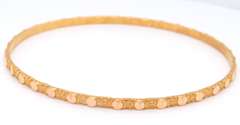 Group Lot of 3 20kt Yellow Gold Bangles