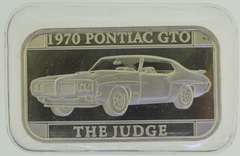 1970 Pantiac GTO The Judge 1 oz .999 Silver Bar