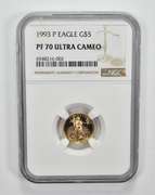 PF70 UCAM 1993-P $5 American Gold Eagle - Graded NGC