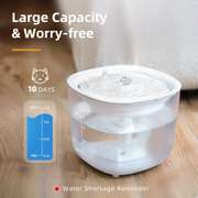 Cat Water Fountain Wireless with LED Light