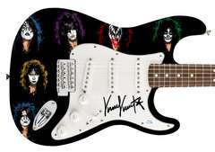 KISS Vinnie Vincent Autographed Signed Photo Graphics Guitar ACOA