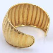 Italian 925 Sterling Silver Signed Cuff Bangle