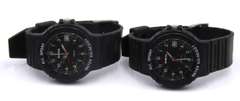 Group of 8 Amitron Sport Black Date Watches