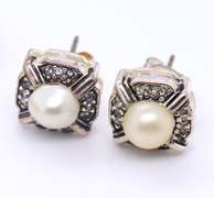 Goup Lot of 3 Vintage 925 Sterling Silver Earrings