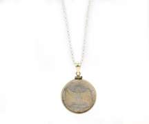 1940 Italian Coin Pendant Necklace