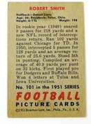 Robert Smith, Lions 1951 Bowman Football Card