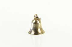 14K Yellow Gold 3D Articulated Wedding Bell Romantic Charm/Pendant