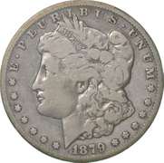 1879-CC Morgan Silver Dollar Capped
