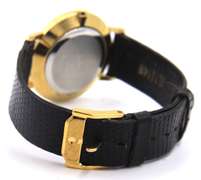 Movado Museum Quartz Watch with Black Leather Strap