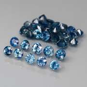 Heated only top blue 3.64ct Sapphire set