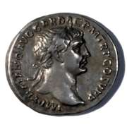 Roman Empire 98-117 Silver Denarius