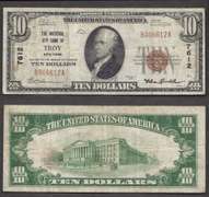 $10 1929 NBN Troy, New York