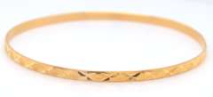 Group Lot of 4 Bangles in 18kt Yellow Gold