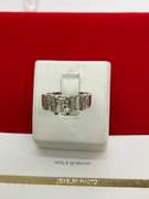 CERTIFIED 14K WHITE GOLD AND DIAMOND RING