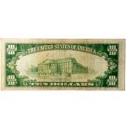$10 1929 National Currency Federal Reserve Bank Richmond Va  Note