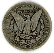 1890-O Morgan Silver Dollar