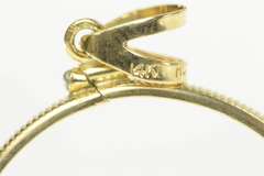 14K Yellow Gold 1 oz. Gold Panda Coin Holder Bezel Pendant