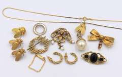 Group Lot of Miscellaneous Costume Jewelry