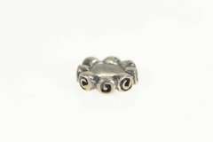 Sterling Silver Pandora Swirl Design Spacer Bead Slide Charm/Pendant