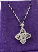 Beautiful Sterling silver Dancing Stone Pendant