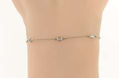 Platinum Tiffany & Co Elsa Peretti Diamond By the Yard Bracelet