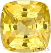 6MM CUSHION DARK CITRINE GEMSTONE