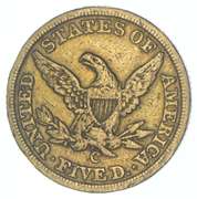 1847-C $5 Liberty Head Gold Half Eagle - Cleaned