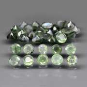 Awesome 1.36ct hunter green Alexandrite set