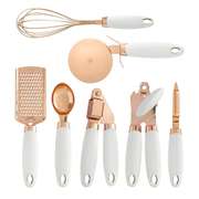 7 Pcs Kitchen Gadget Set Copper Coated Stainless Steel