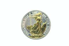 Two Pounds Queen Elizabeth .999 Fine Silver Coin