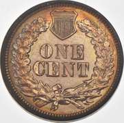 1862 Indian Head Cent - Hairlines