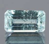 Unique! 3.59ct untreated platinum blue Aquamarine