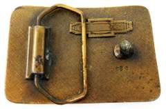 Miller High Lite Beer Enameled Belt Buckle