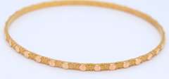Group Lot of 3 20kt Yellow Gold Bangles
