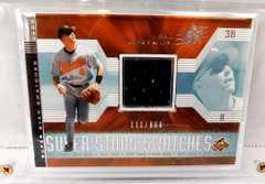 Cal Ripken, Jr. Super Stars Swatches Baseball Card