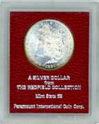 1891-S Morgan Silver Dollar in Redfield MS65 Holder
